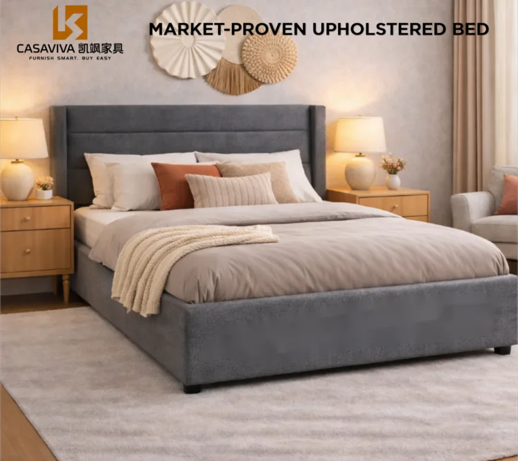 Gas Lift Upholstered Bed