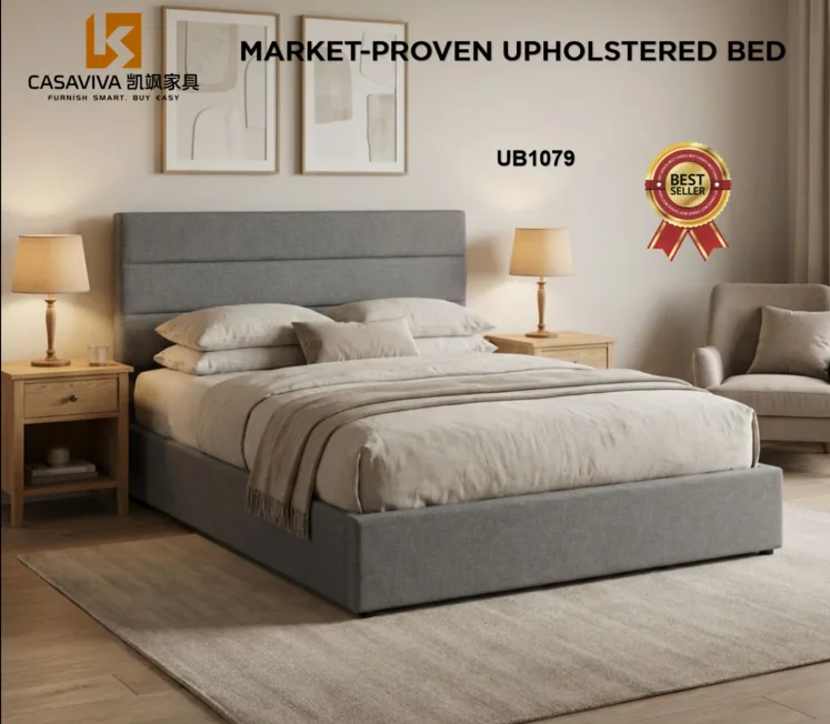 Gas Lift Upholstered Bed