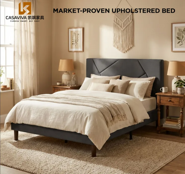 Normal Base Upholstered Bed