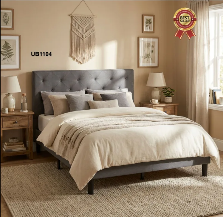 Normal Base Upholstered Bed