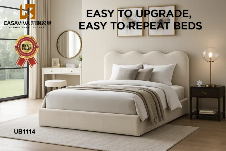 Gas Lift Upholstered Bed