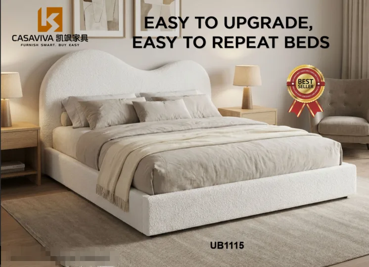 Gas Lift Upholstered Bed