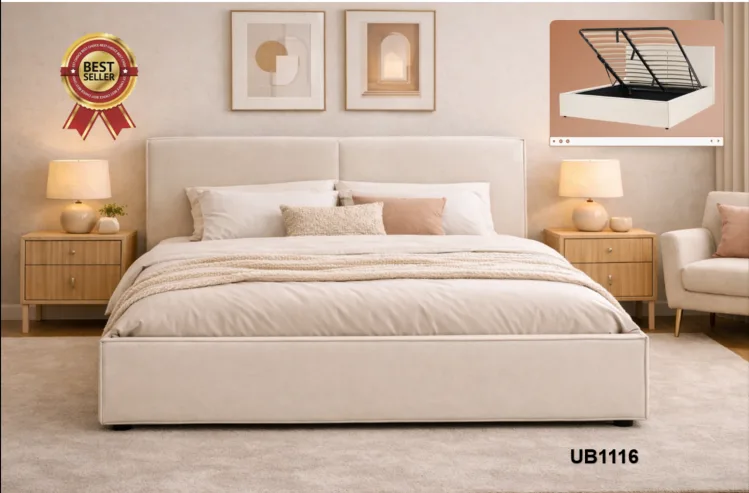 Gas Lift Upholstered Bed