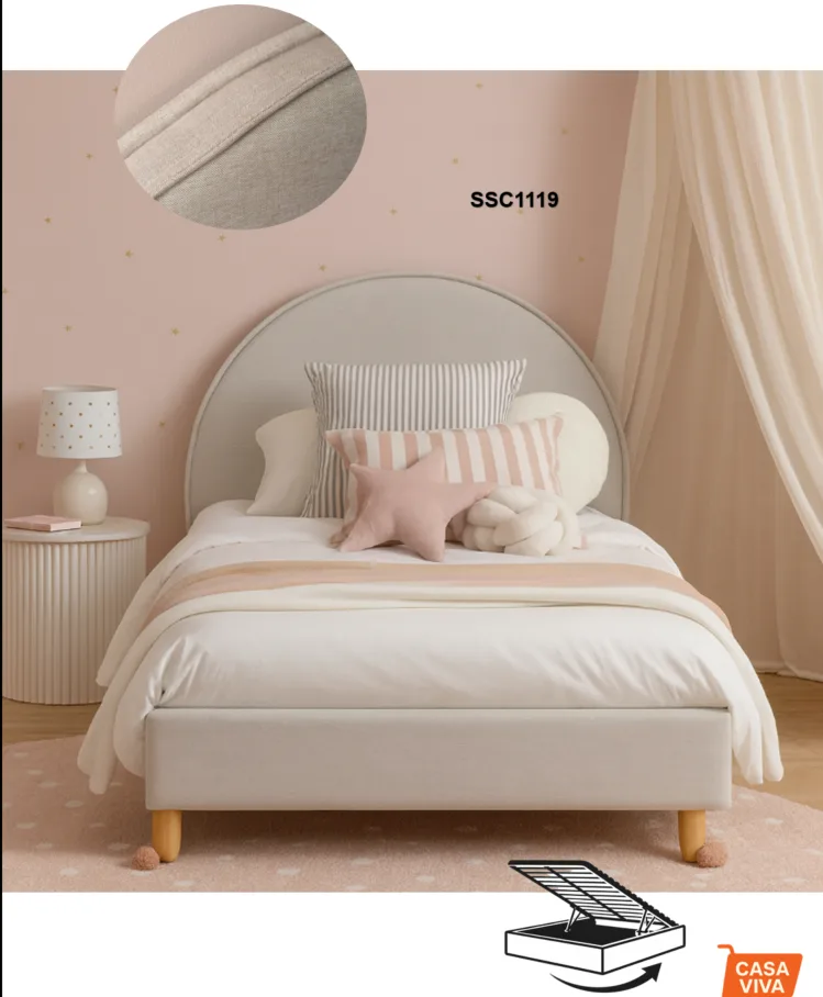Normal Base Upholstered Bed