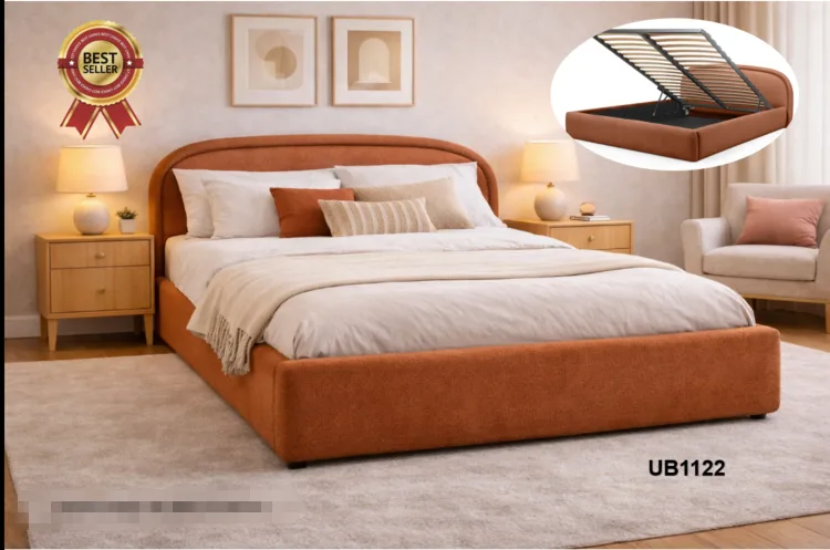 Gas Lift Upholstered Bed