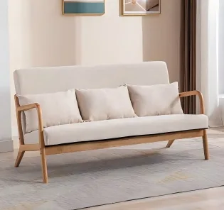 Rubber wood Sofa