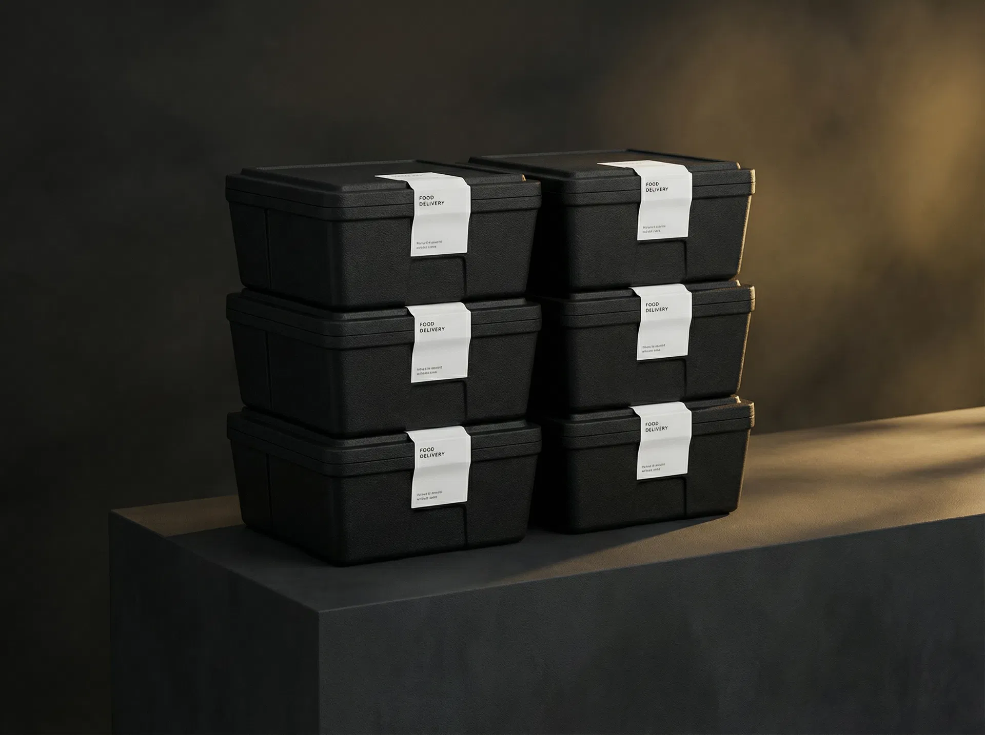 Staff Meal bezorgboxen klaar voor levering aan restaurant in Haarlem