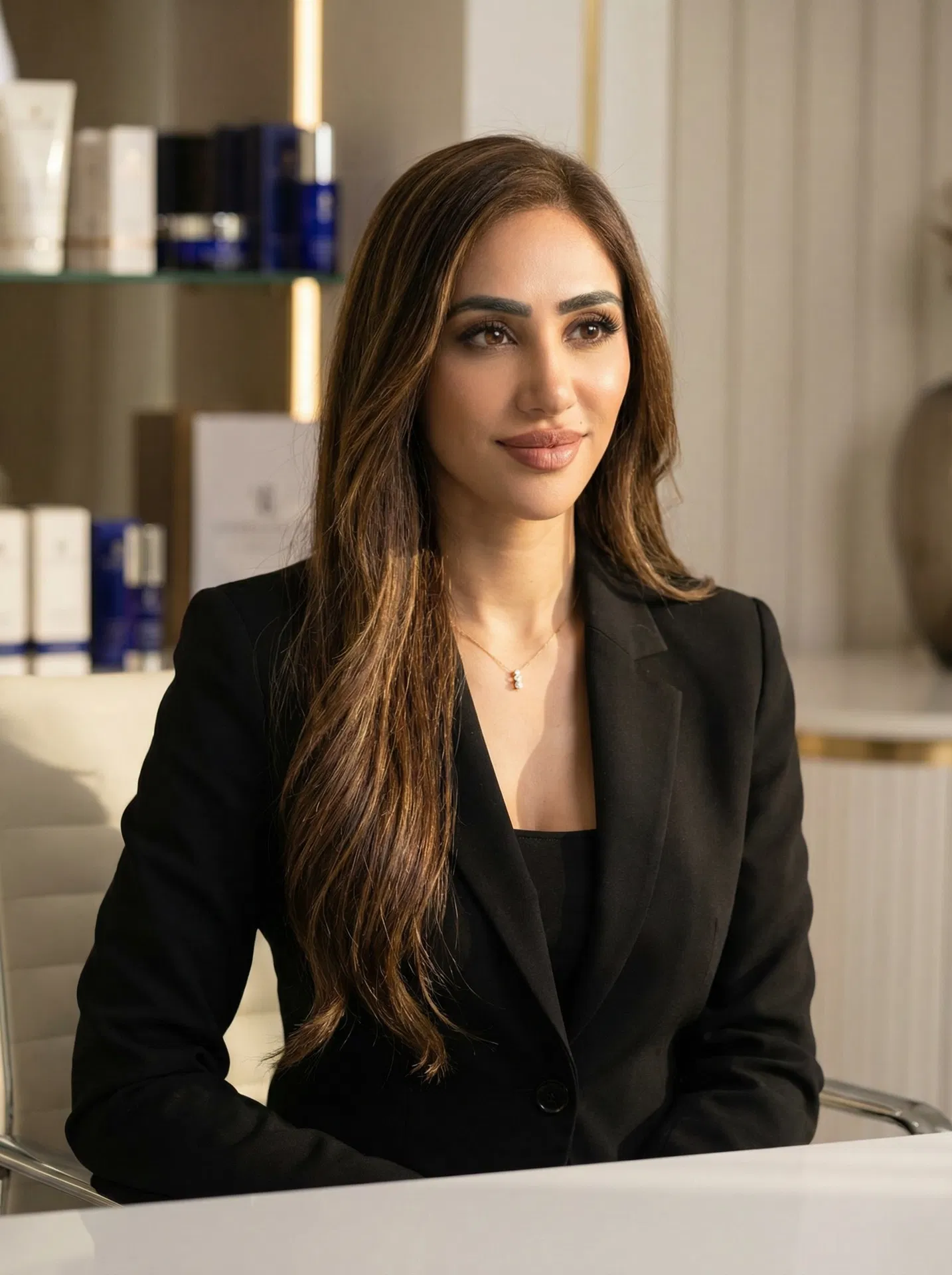 Kiran at consultation desk