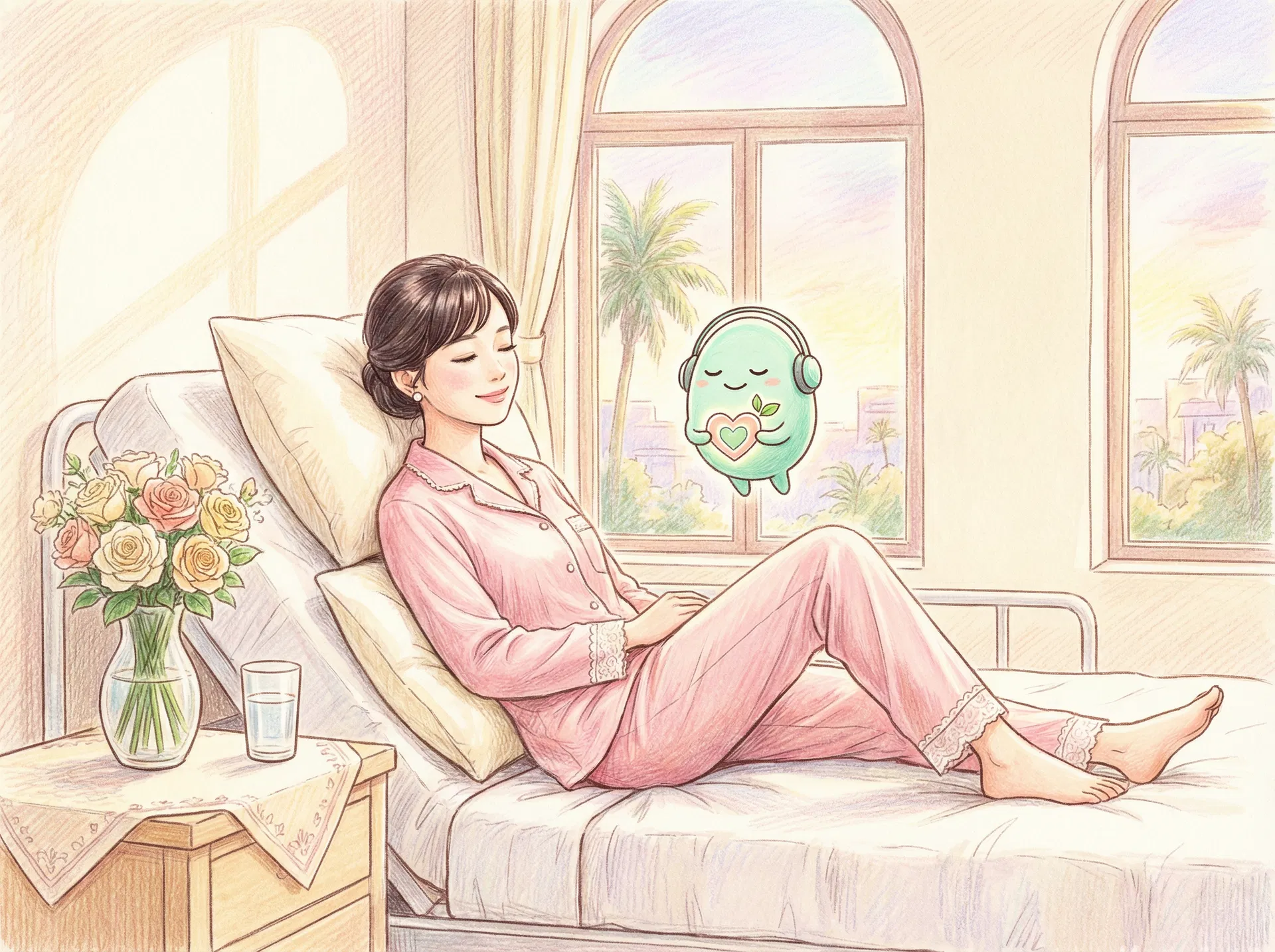 採卵後は静かな環境で休養