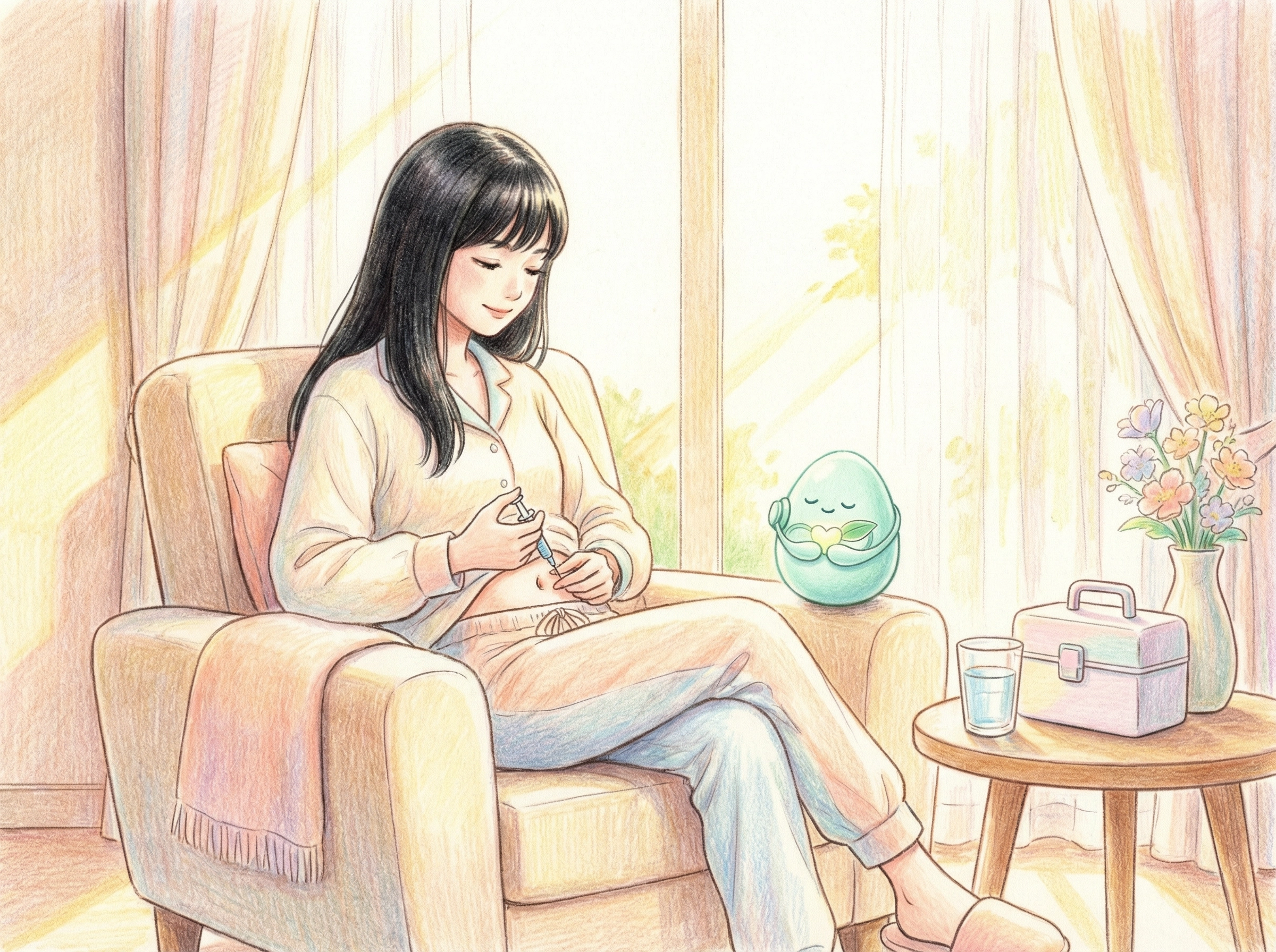 体調に合わせたホルモン管理