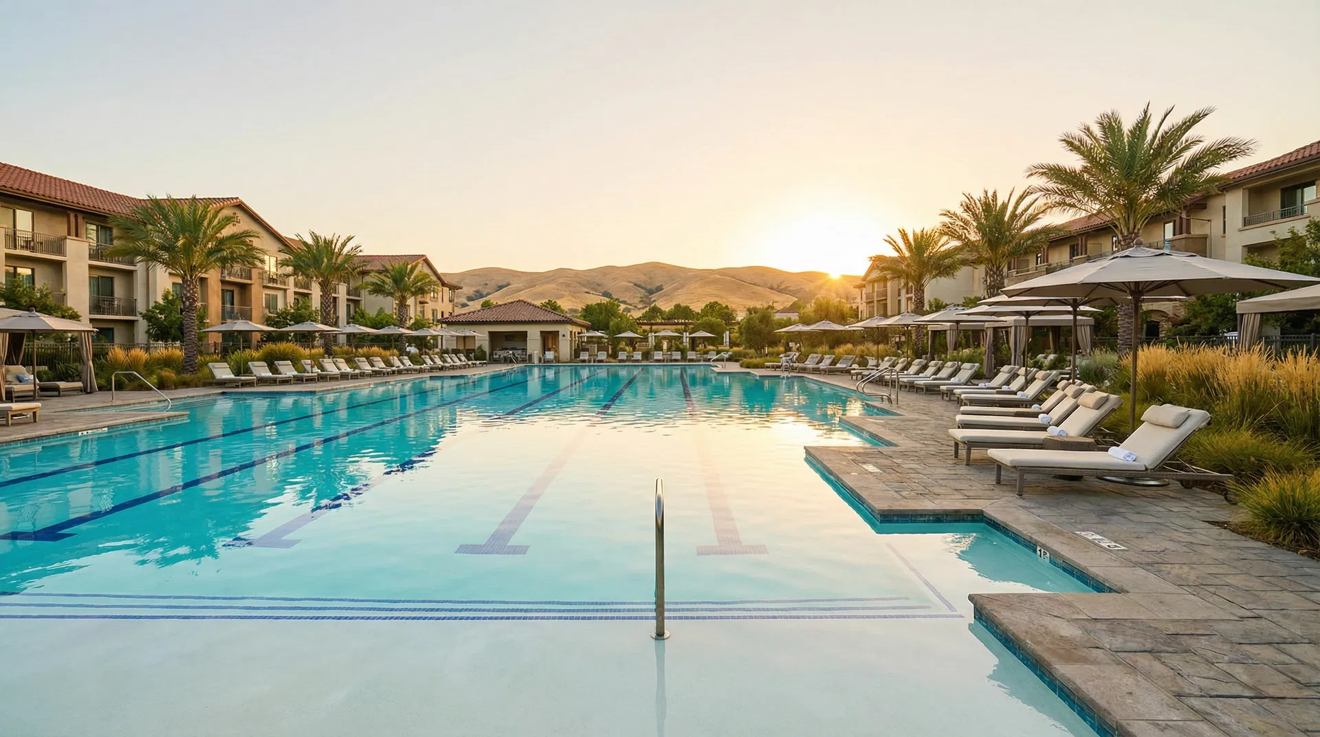 Commercial pool by J&F Pool Plastering