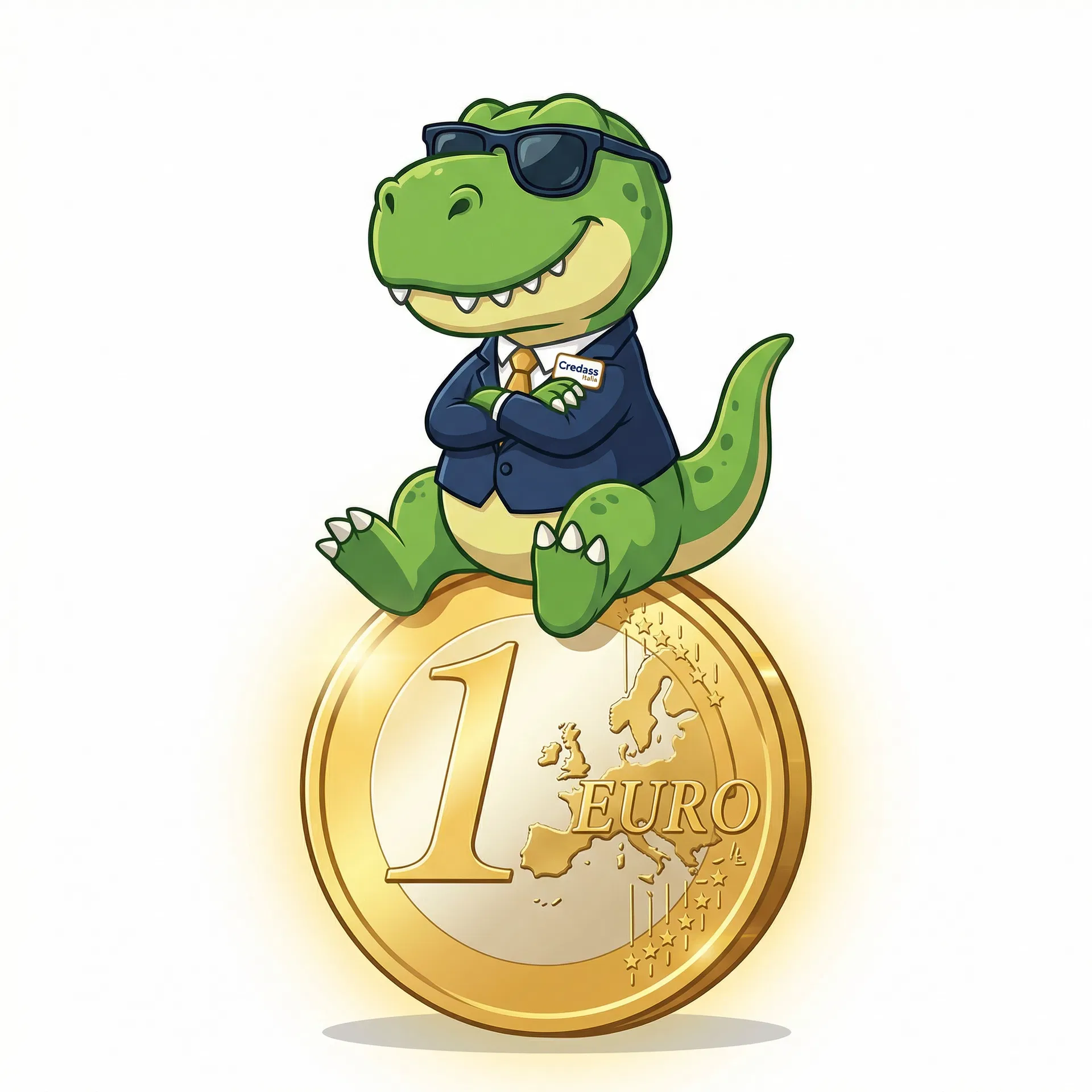 Soldino mascotte Credass Italia