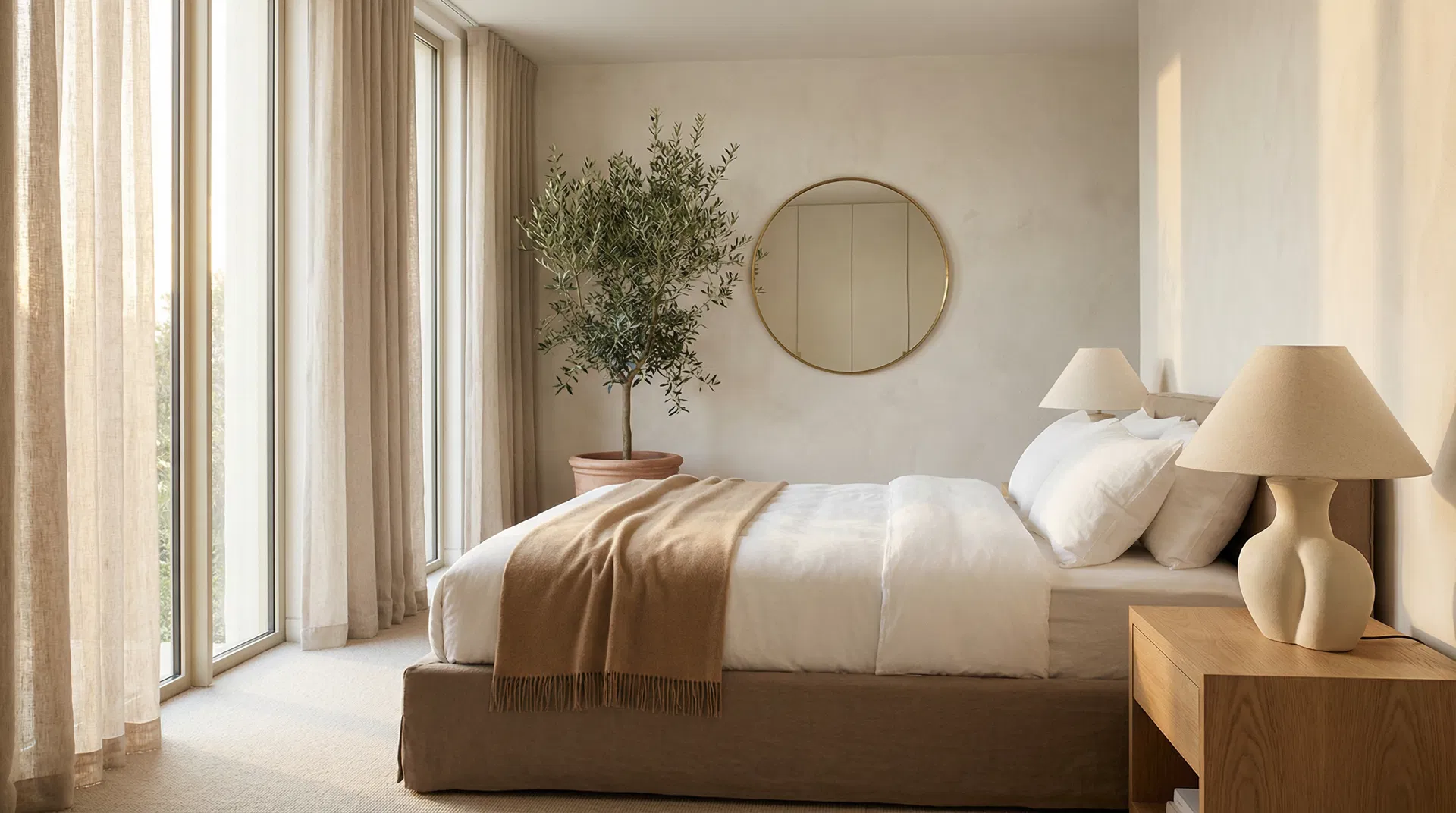 Quarto decorado com móveis Mobdec