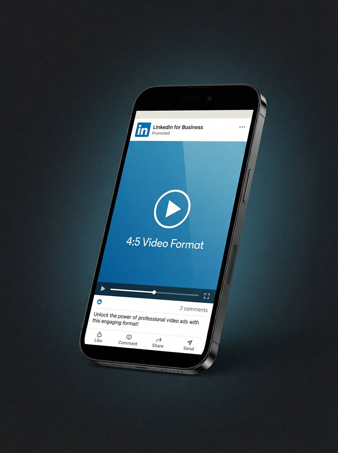LinkedIn Video Ad primjer
