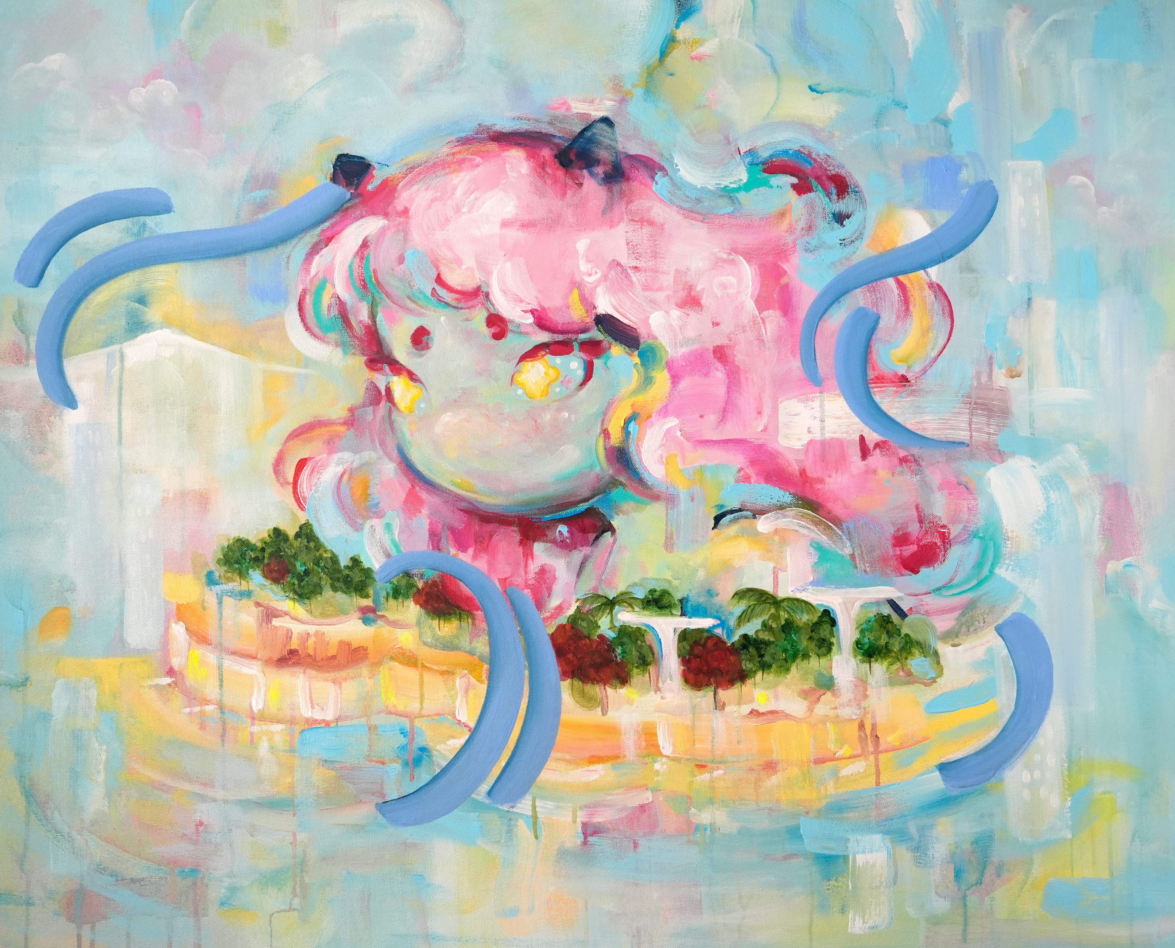 Avenir, 2026. Acrylic on canvas. 81 x 100 cm.
