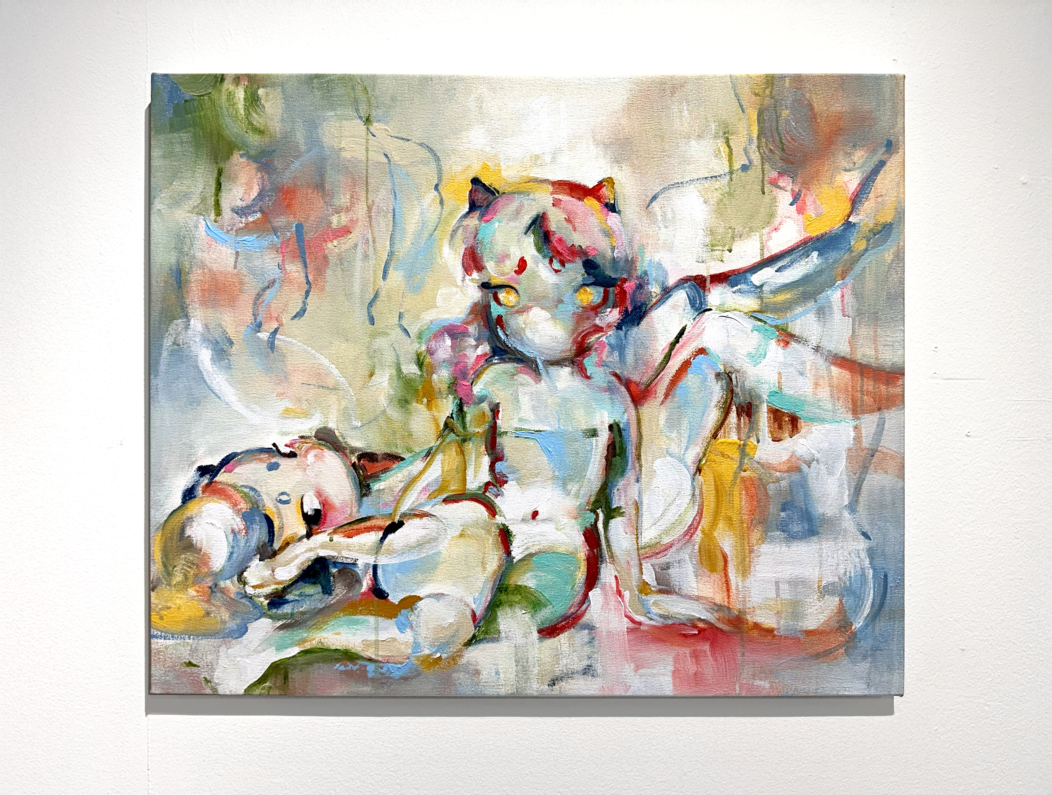 Alba, 2025. Acrylic on canvas. 60 x 73 cm.