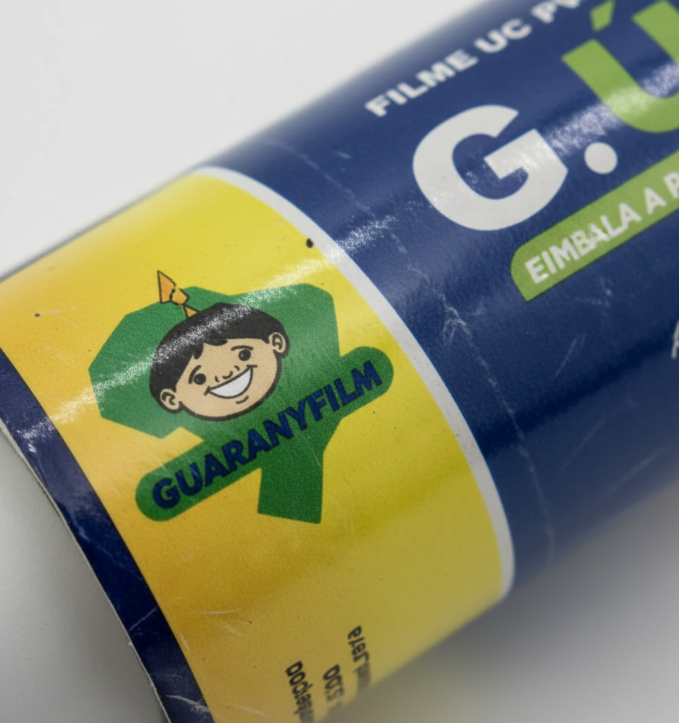 Rolo De Papel Filme De Pvc 12cm X 70m G-últil Guarufilme
