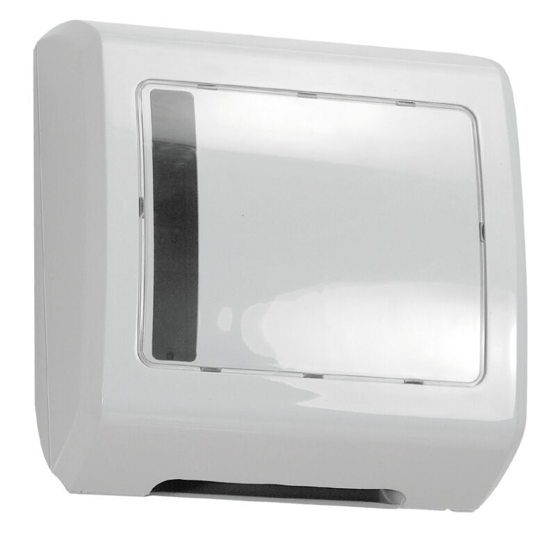 Dispenser Toalheiro de Papel Interfolha ABS Branco Alta Durabilidade Elite