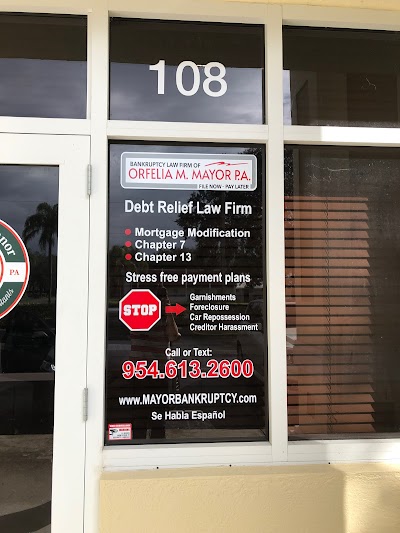 Bankruptcy Law Firm of Orfelia M. Mayor, - Abogado de Bancarrota en Fort Lauderdale;