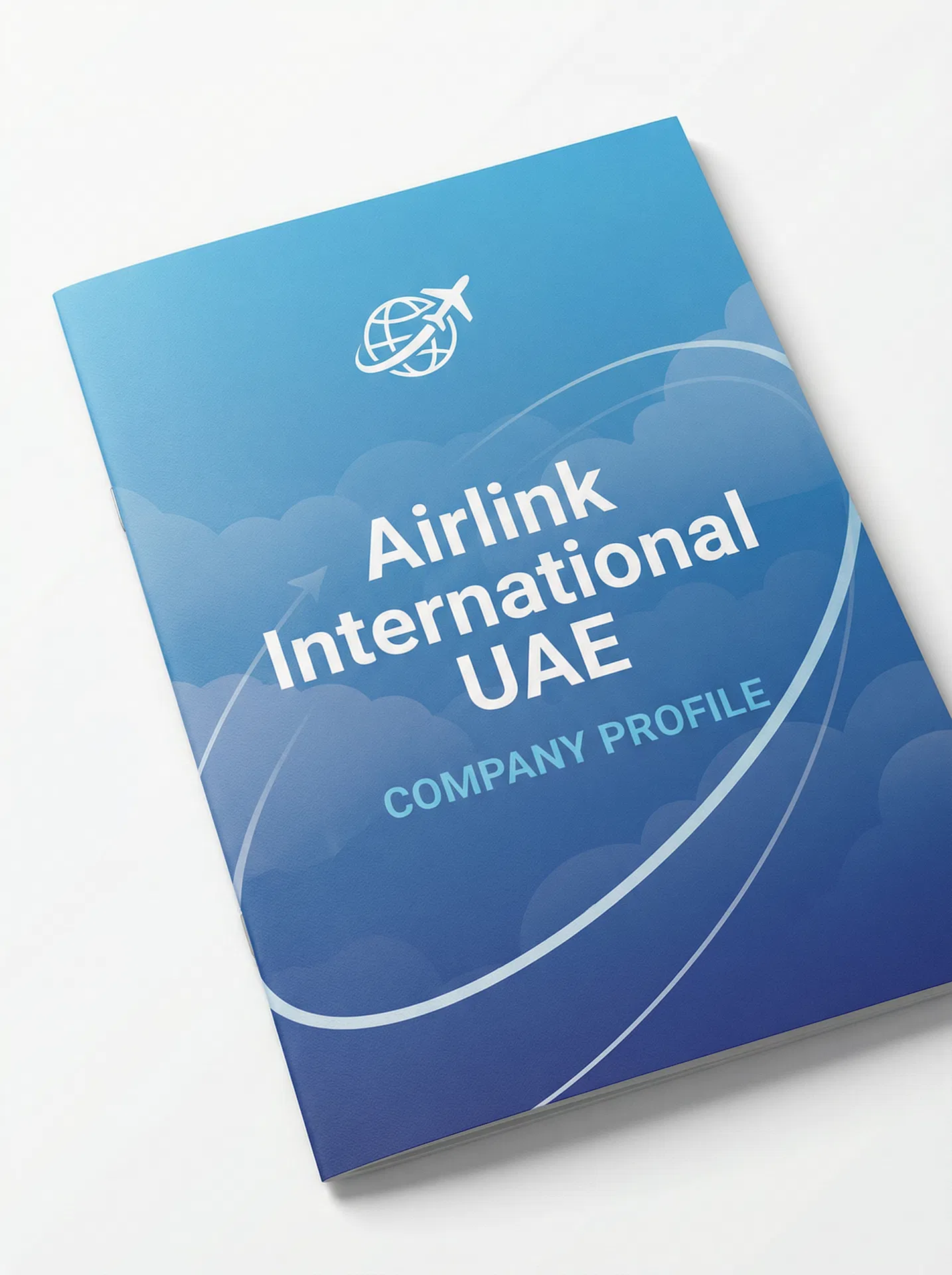 Airlink International UAE Company Profile Design