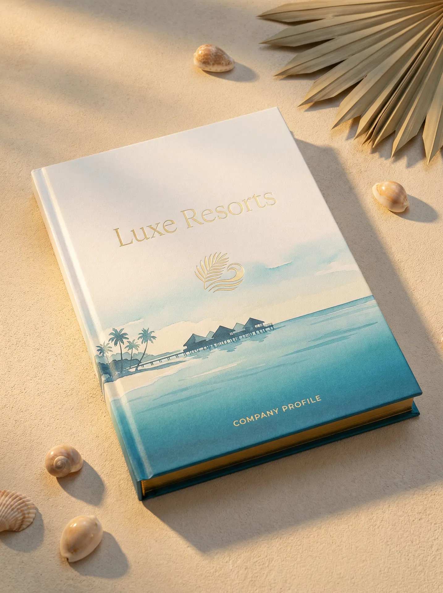 Luxe Resorts company profile design