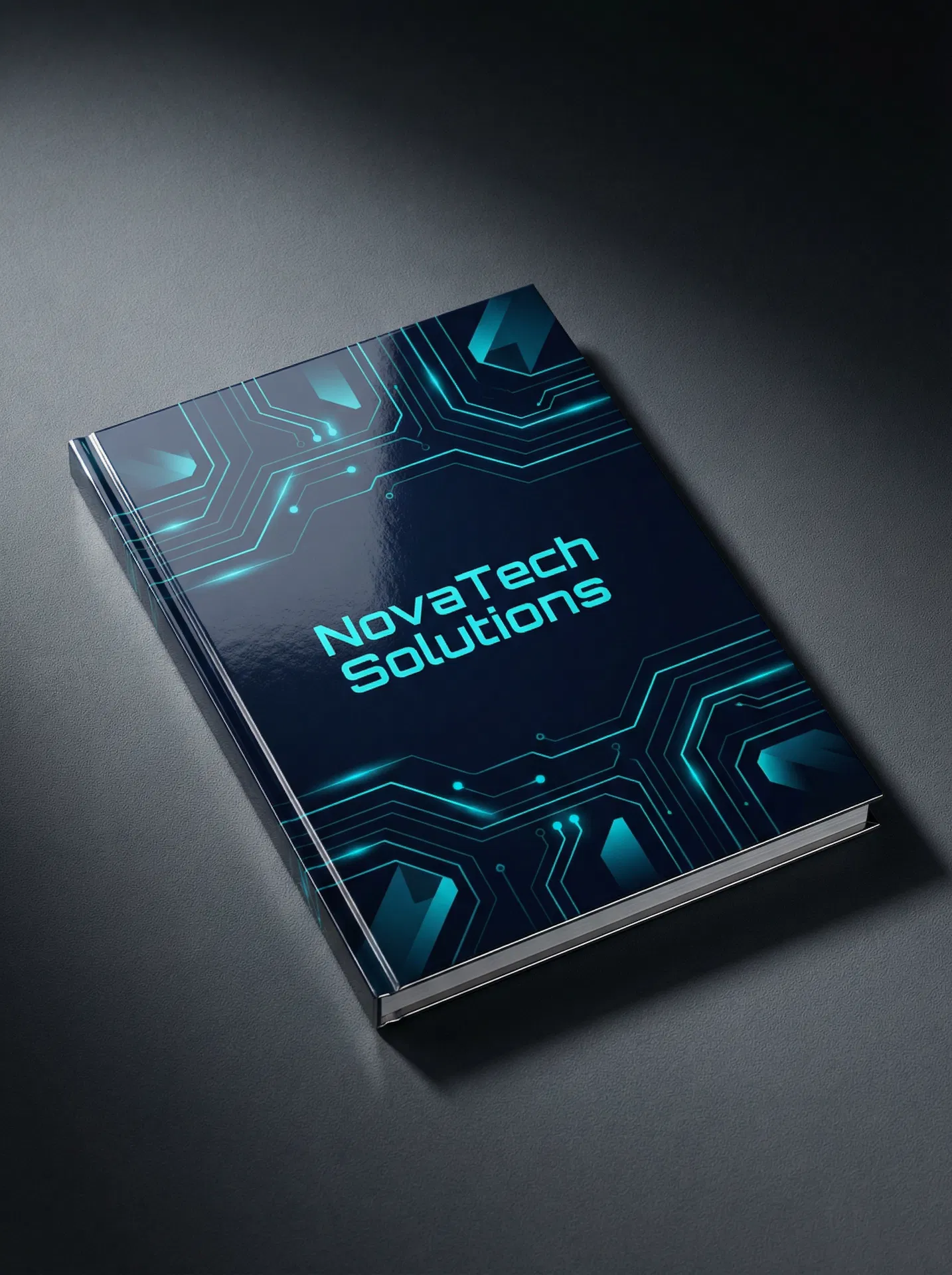 NovaTech Solutions company profile design