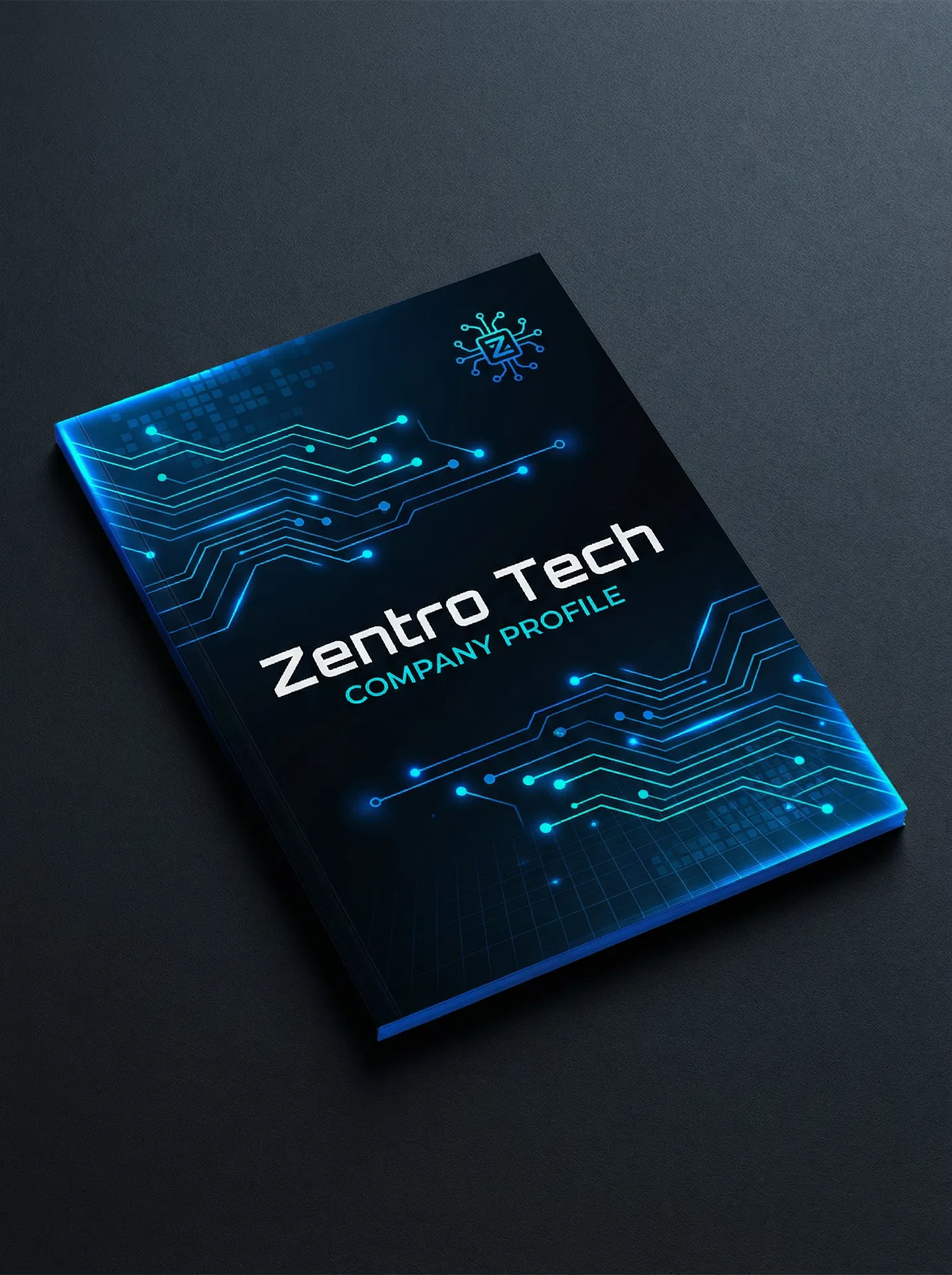 Zentro Tech Company Profile Design