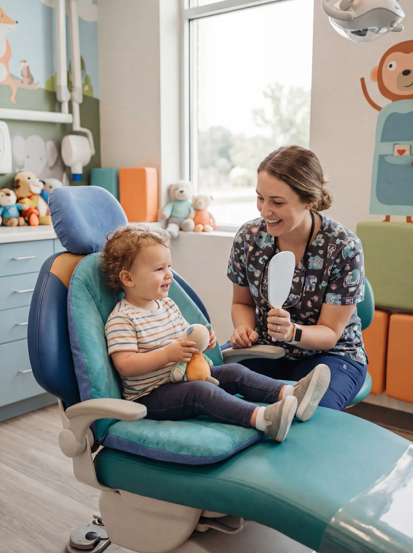Toddler's first dental visit