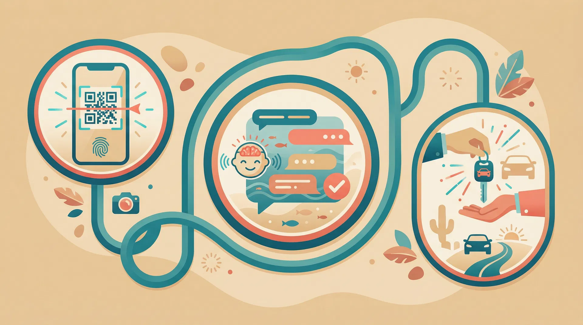 How Buy My Next Car works — scan, chat, drive