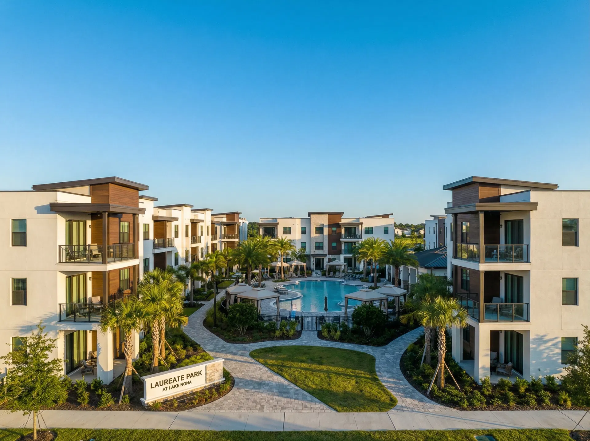 Modern condominium community in Orlando, Florida