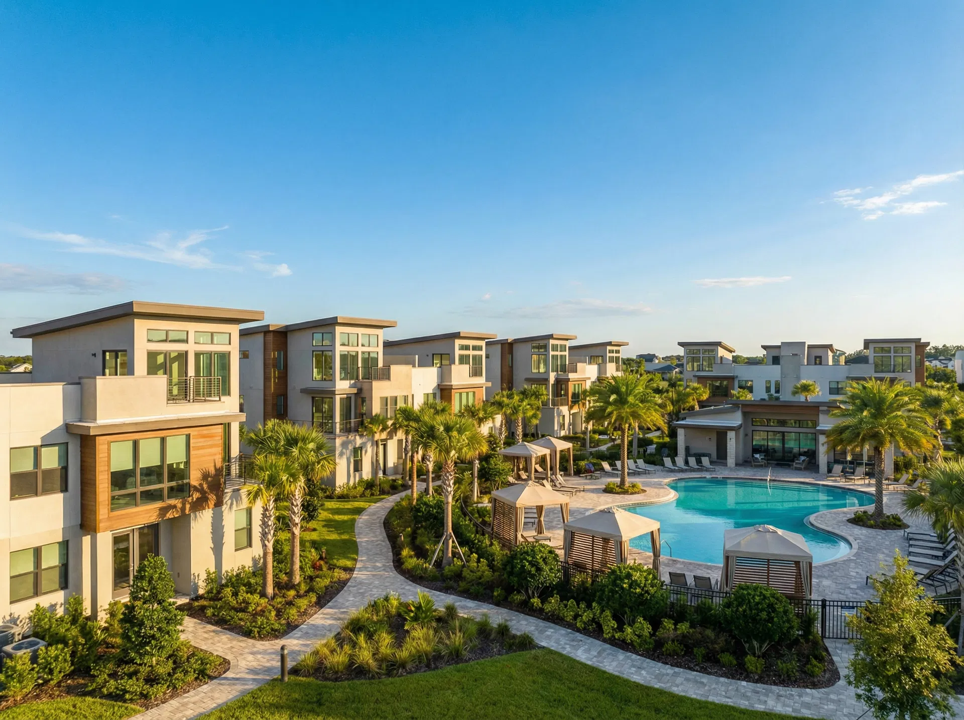 Modern townhome community in Winter Garden FL