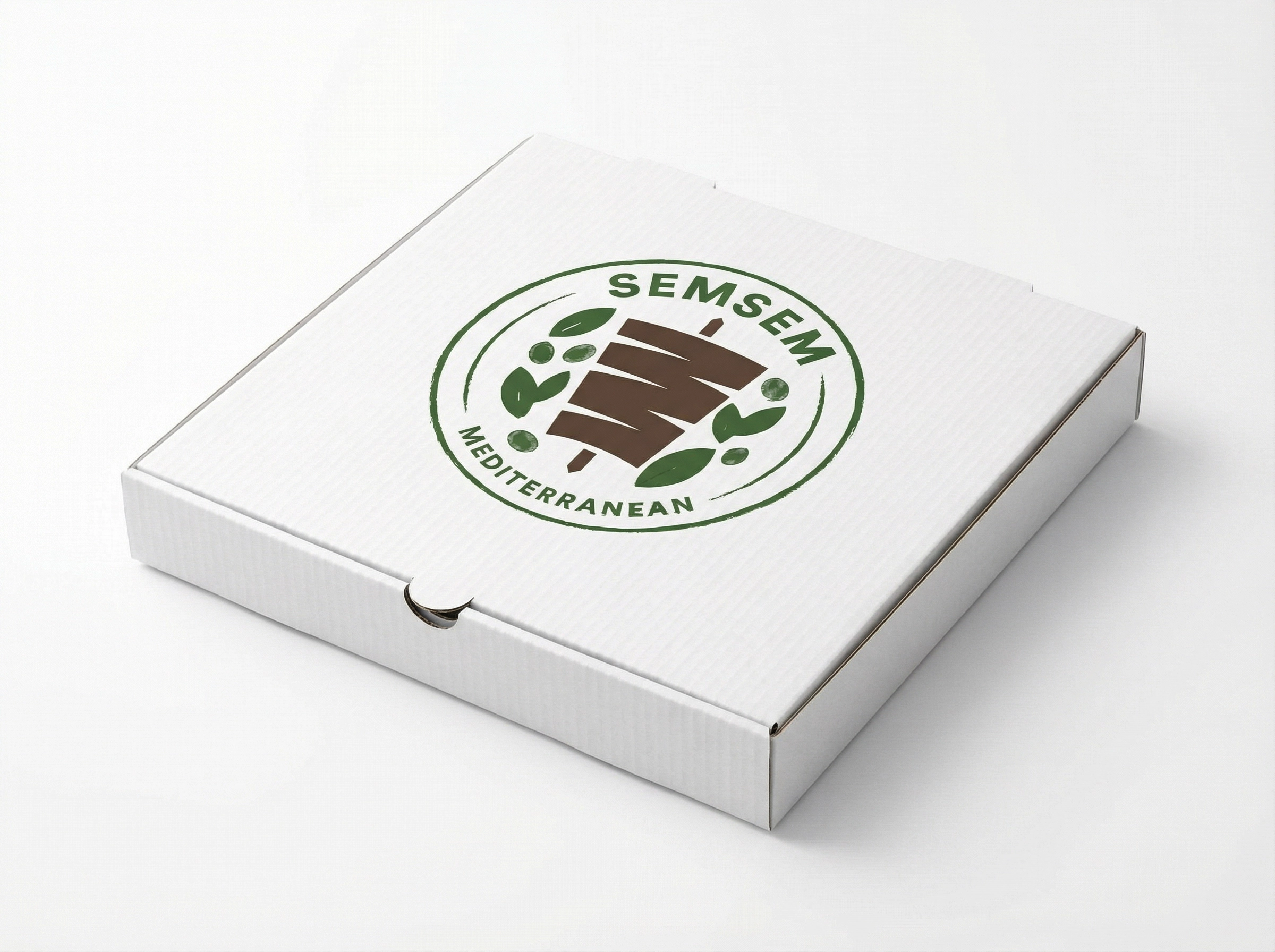 Semsem Mediterranean Pizza Box