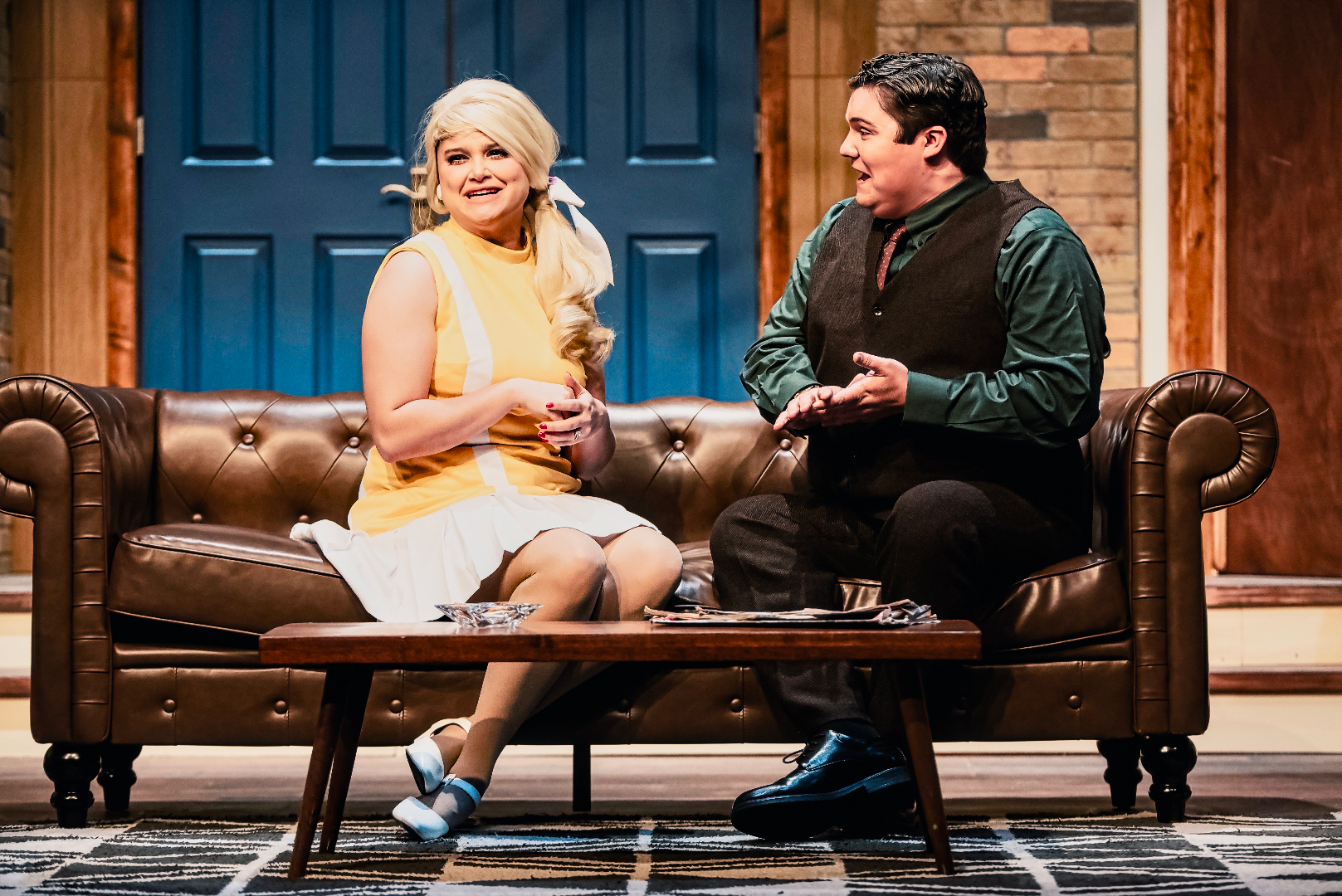 Boeing, Boeing - Scenic design by Brandon PT Davis. A vibrant, multi-door set for a 1960s Parisian apartment, reflecting the comedic chaos of the farce.