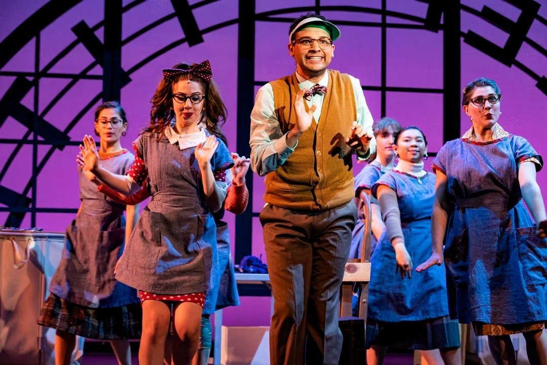 The Pajama Game - Scenic design by Brandon PT Davis. Vibrant 1950s factory setting, capturing labor relations and romance.