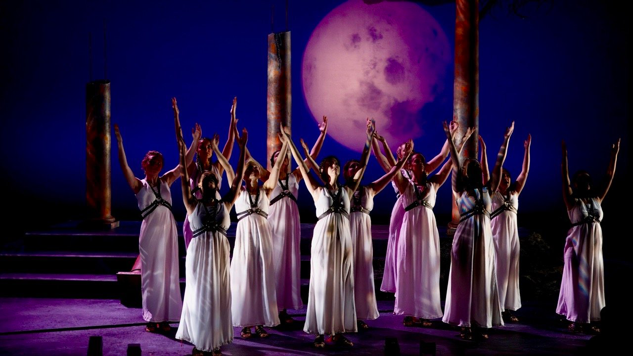 The Penelopiad - Scenic design by Brandon PT Davis. Innovative set reflecting Penelope's unique perspective on The Odyssey, with symbolic elements and fluid composition.