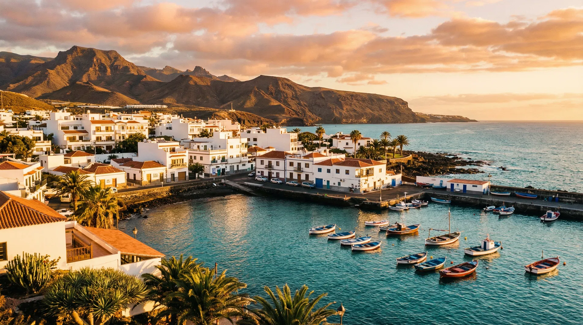 Los Abrigos coastal village in Tenerife