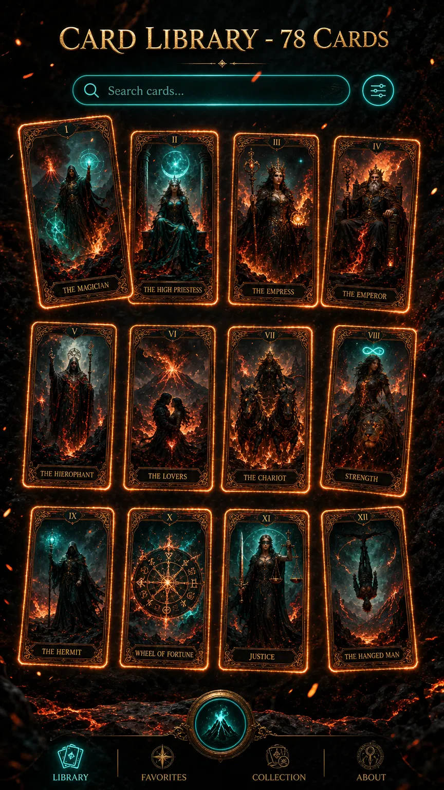 Card Library - 78 Cards