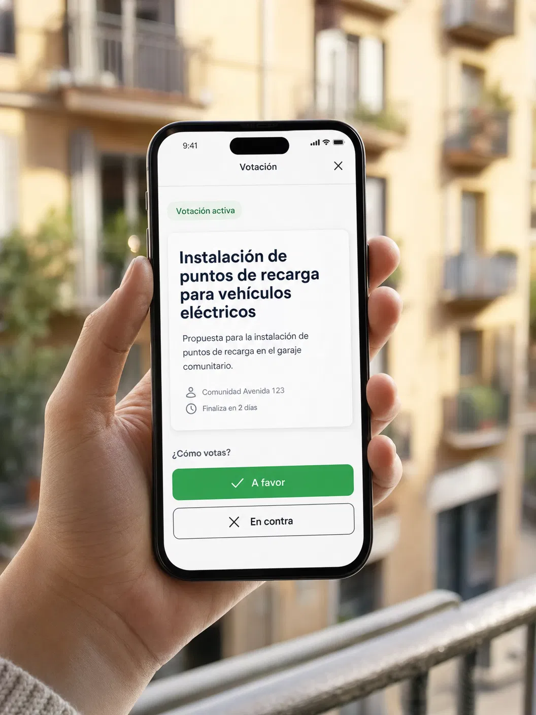 Votar desde el móvil