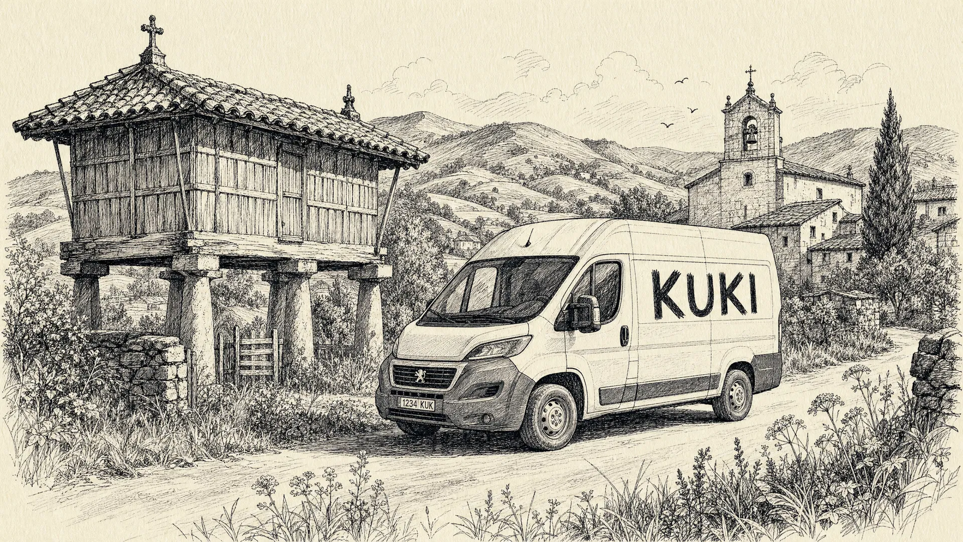 La furgoneta de Kuki por Asturias