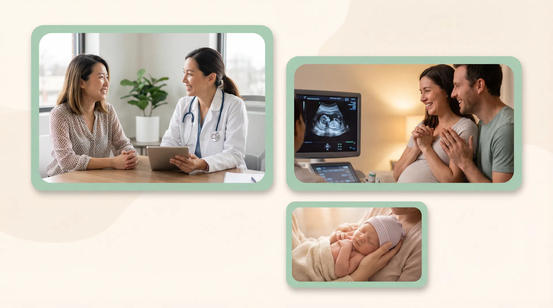 Healthcare services collage