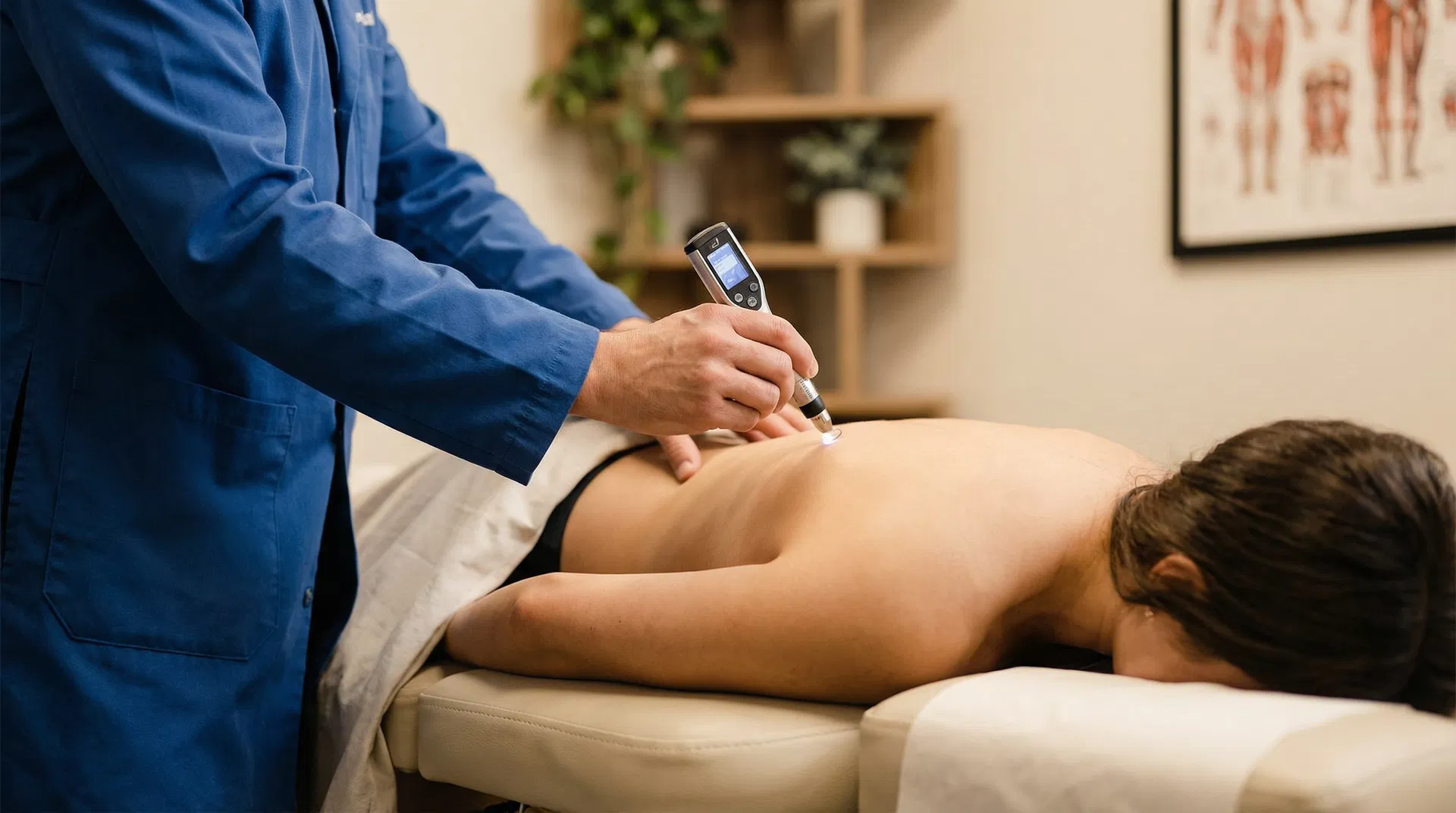 ArthroStim Instrument Adjusting Treatment