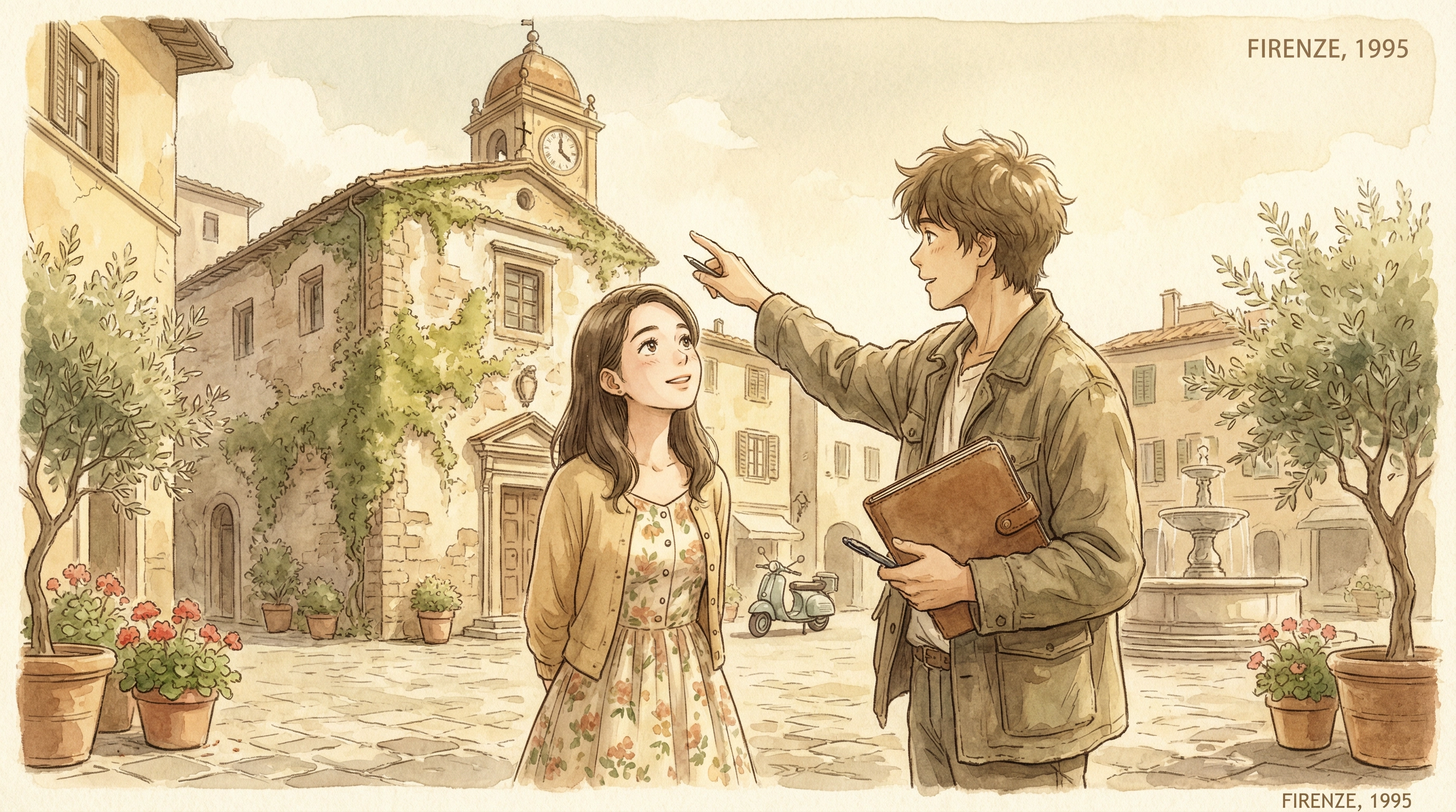 爸媽在義大利相遇,1995年