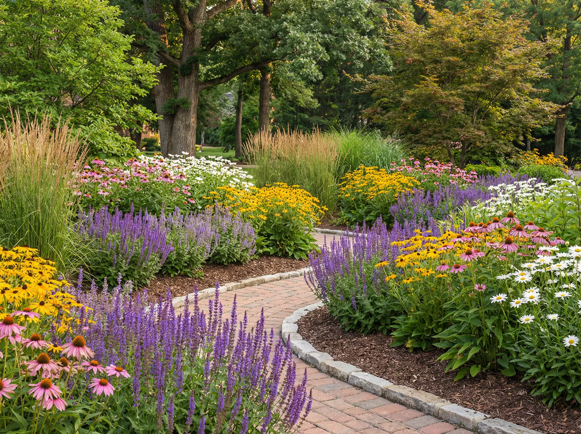 Perennial garden design in Arlington Heights