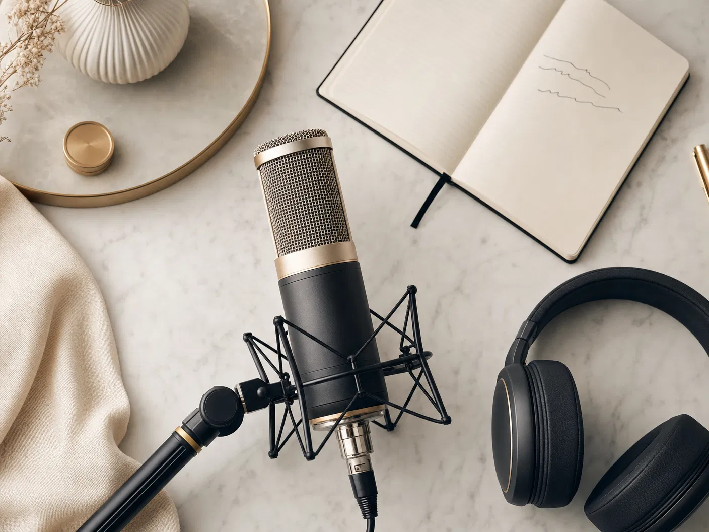 Premium podcast setup