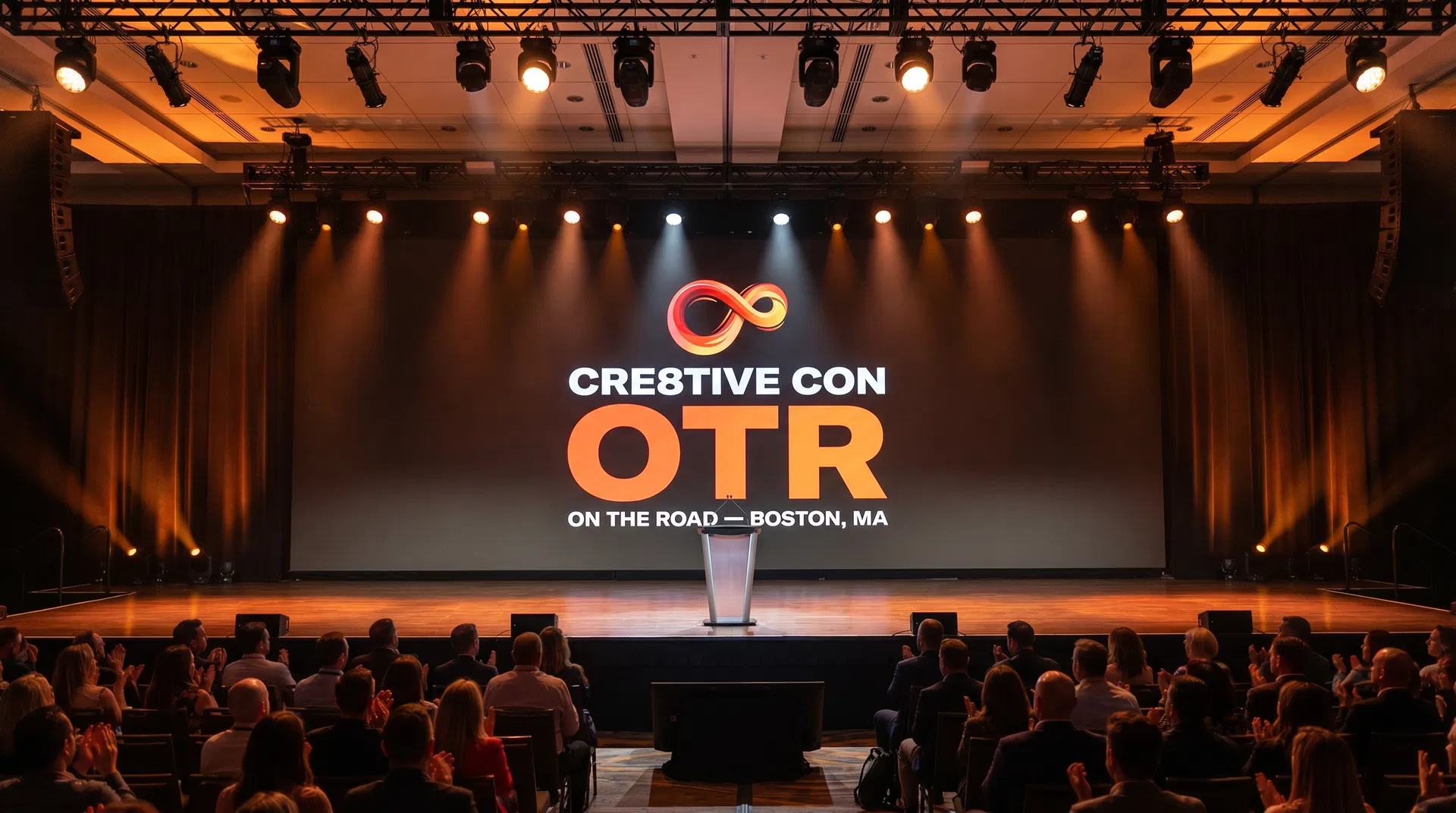 Cre8tive Con speaker on stage
