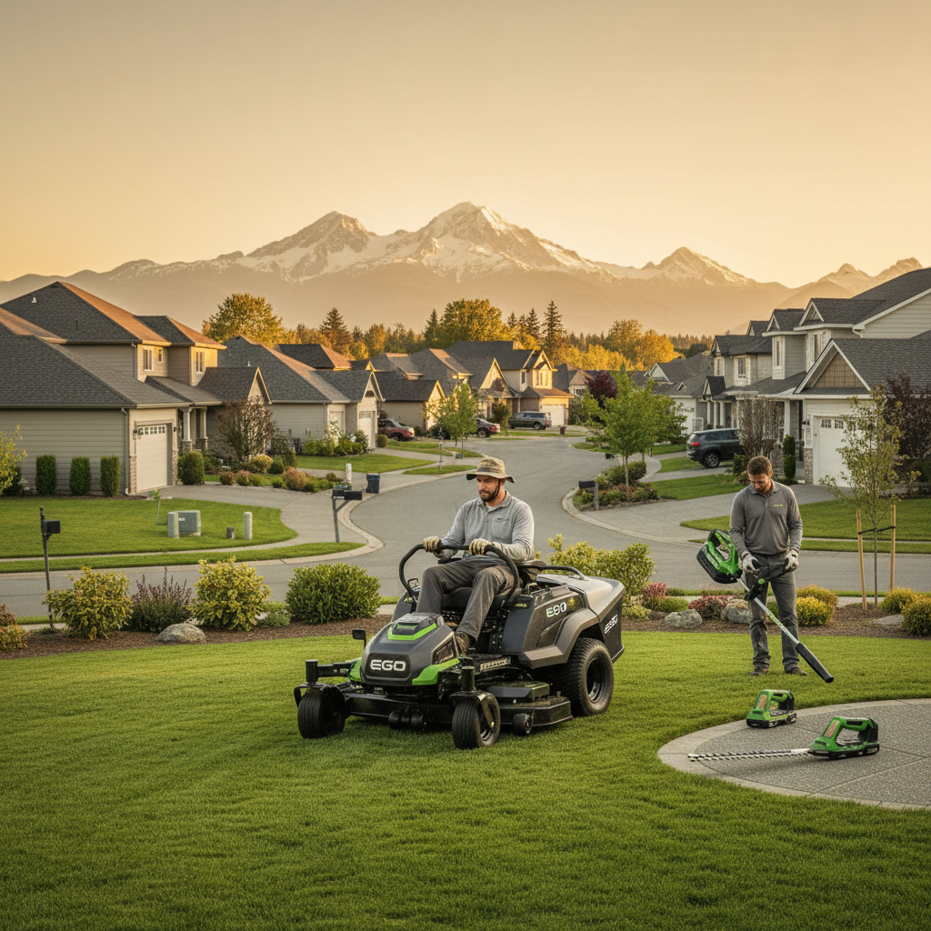 Quiet Lawn Care in Bend: How EGO Power+ Equipment Benefits Your Neighborhood