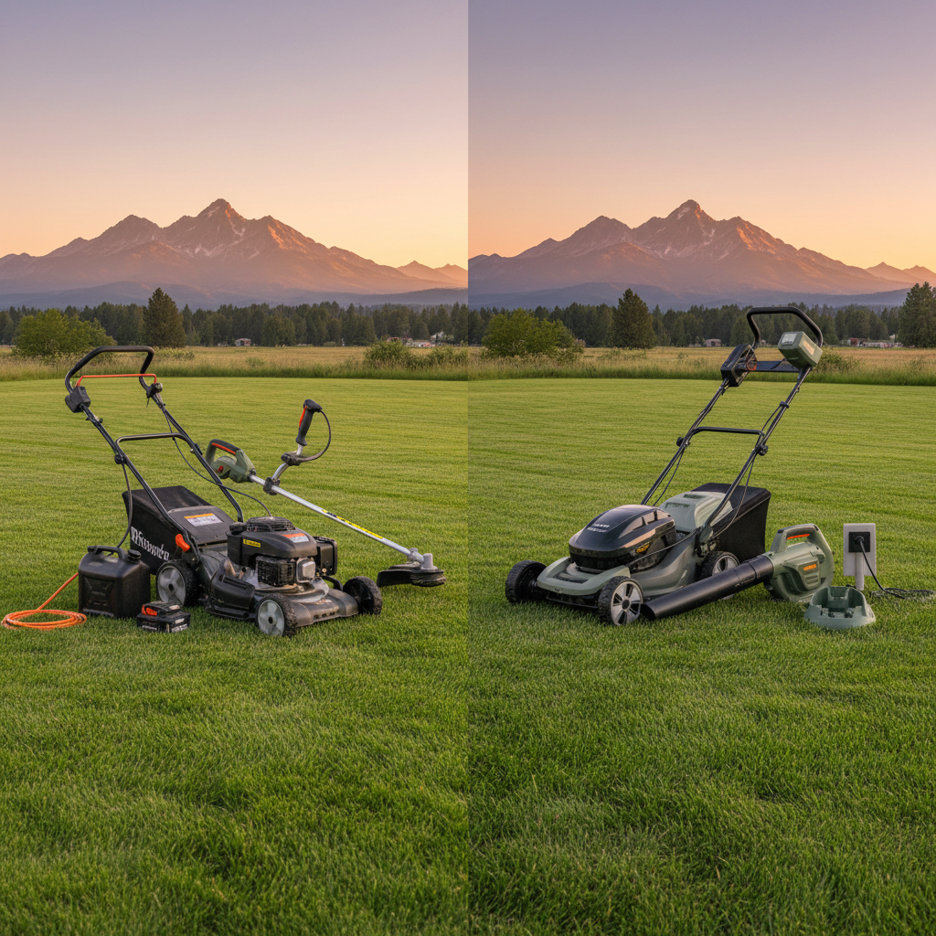 Gas vs. Electric Lawn Equipment: A Bend, Oregon Homeowner's Guide