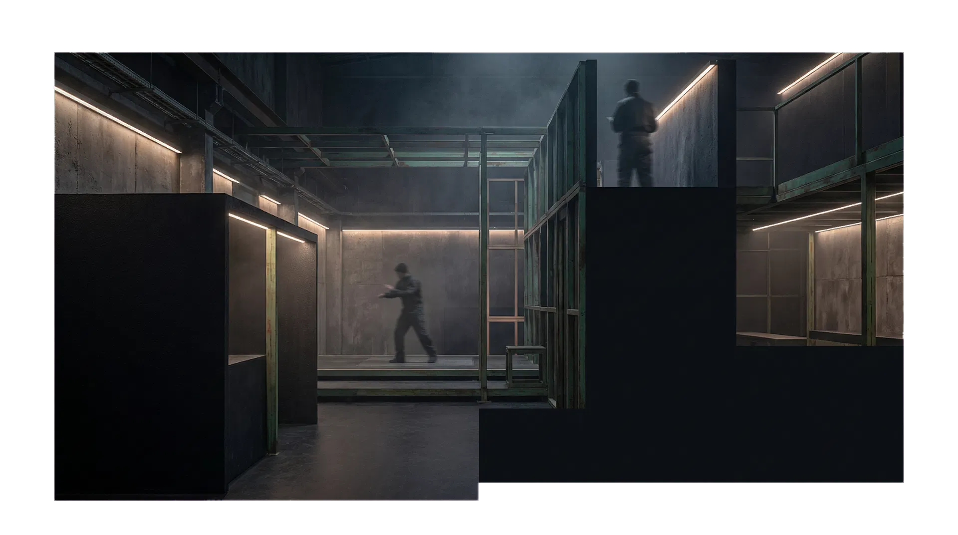 Dark architectural training environment