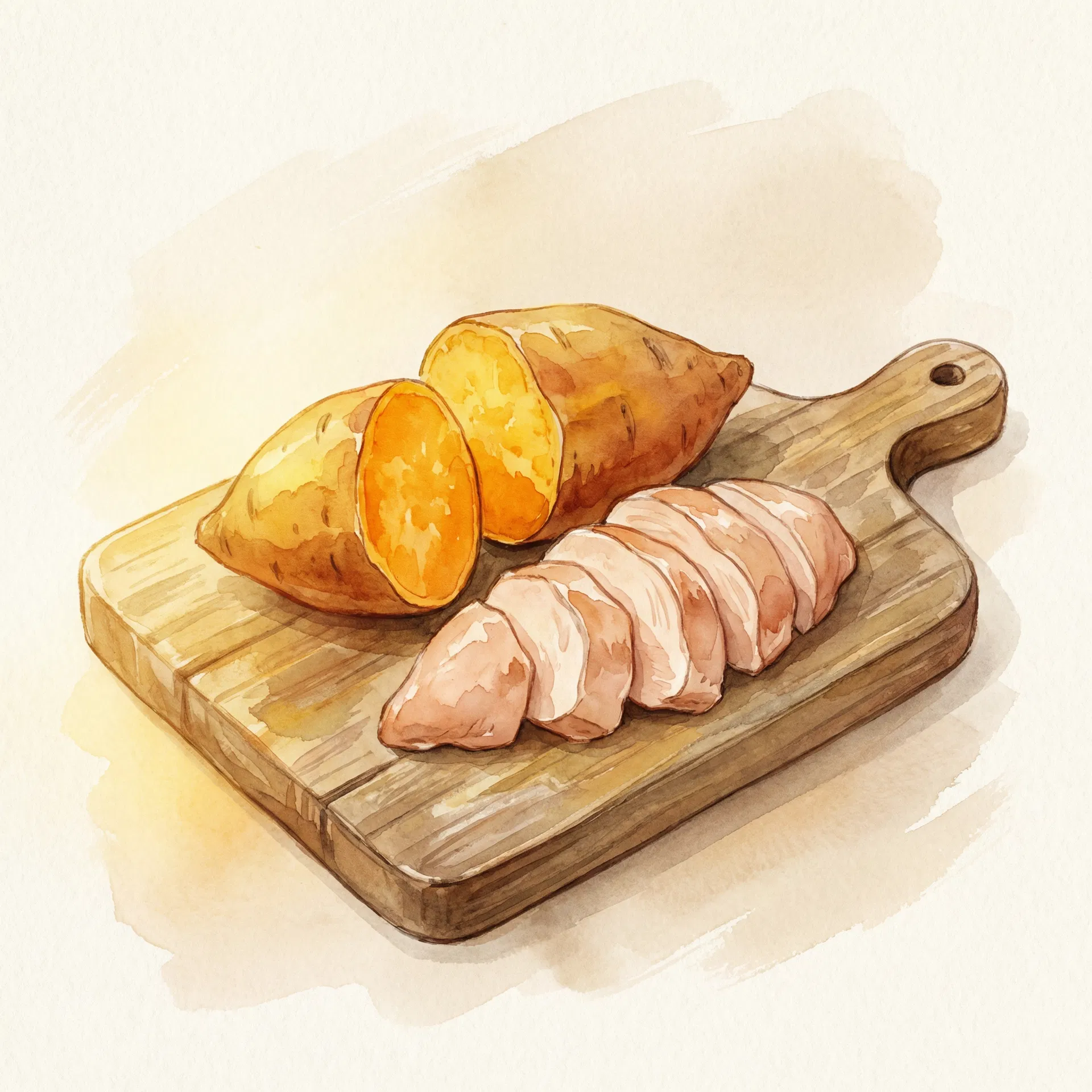 台灣地瓜＋雞胸肉