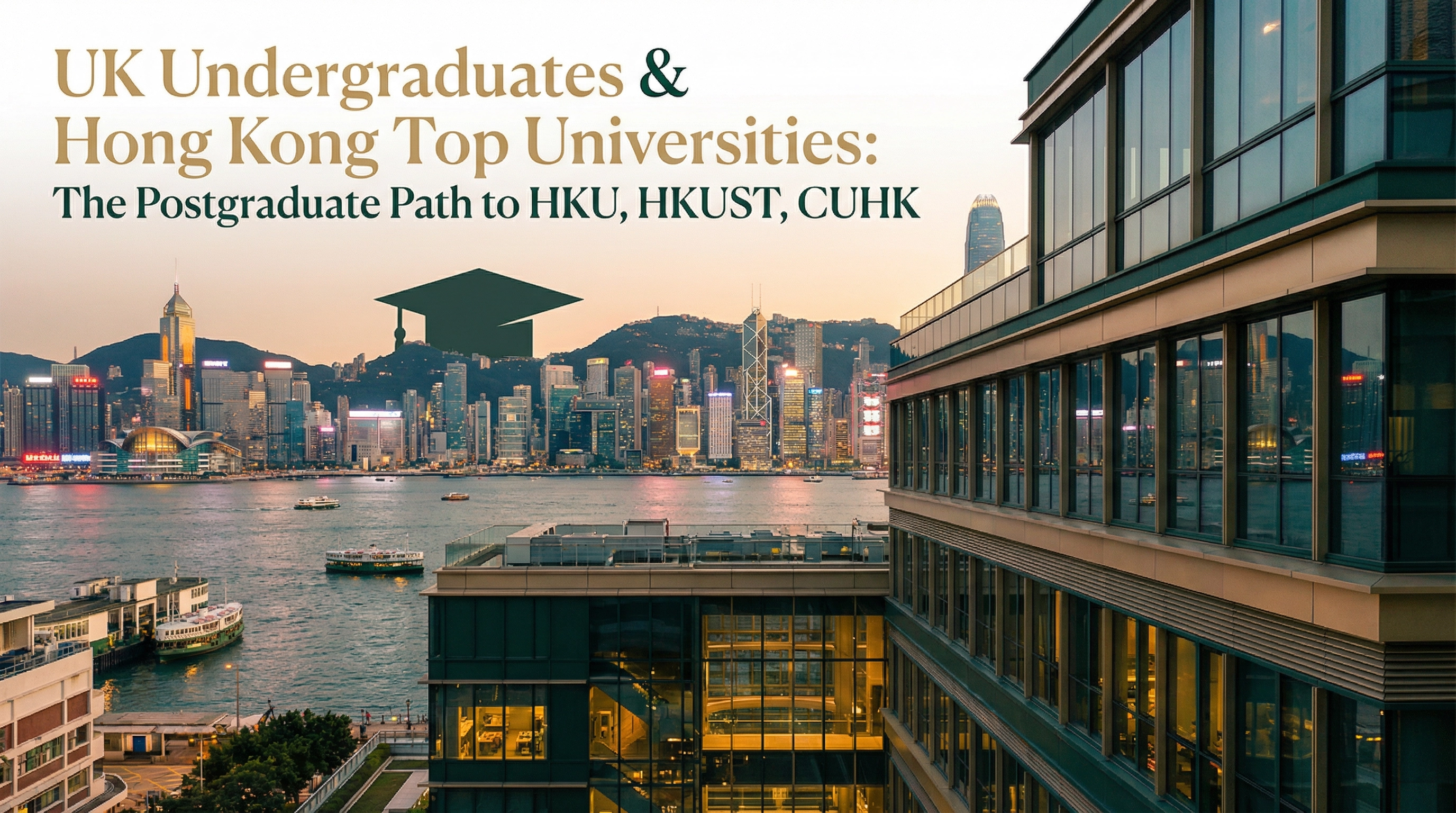 UK Undergrad Applying to Hong Kong Top 3 Masters 2026: HKU, HKUST & CUHK Complete Guide